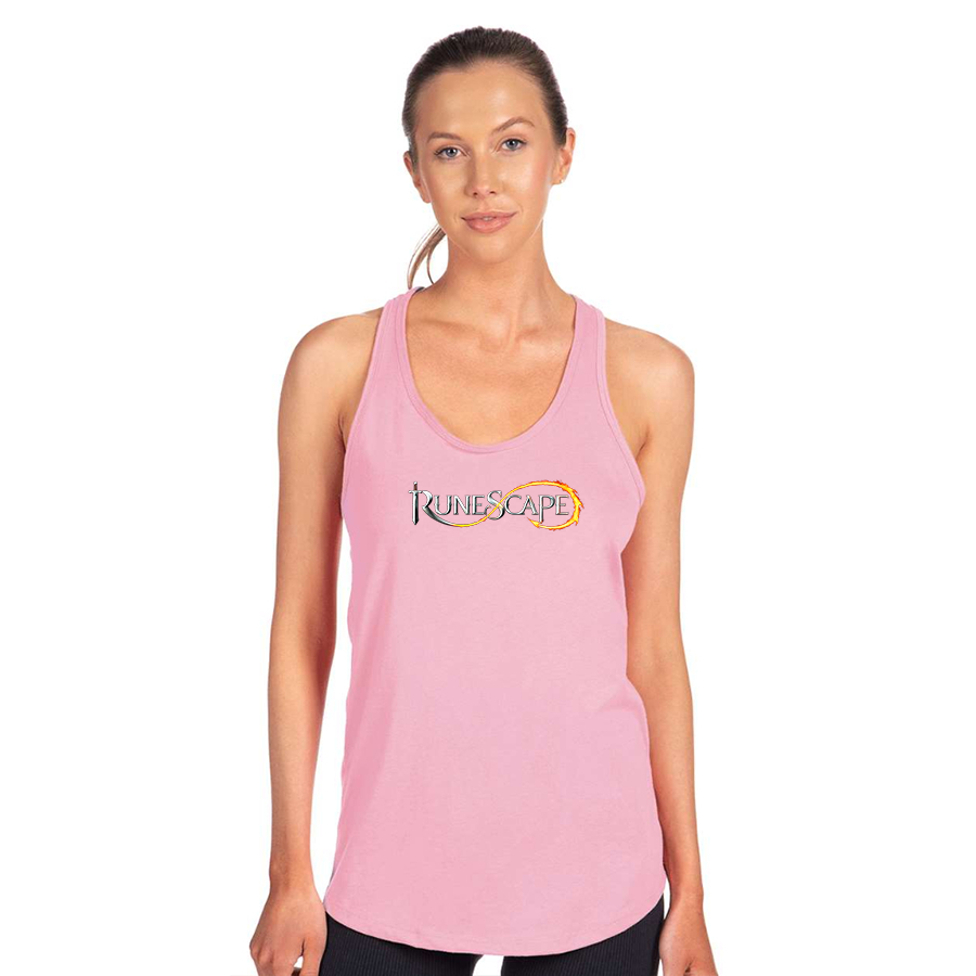 Women's Runescape Logo Next Level Ideal Racerback Tank