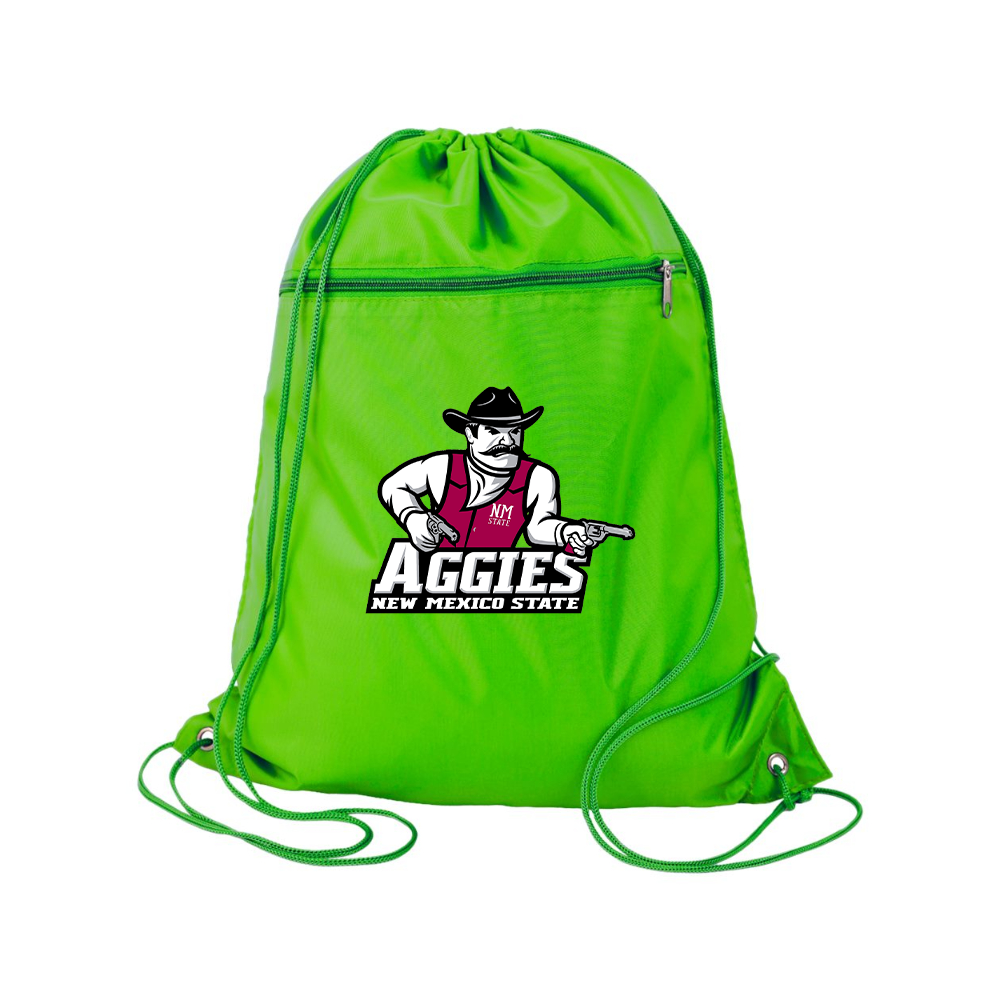 Aggies New Mexico State Logo Q-Tees - Polyester Cinchpack