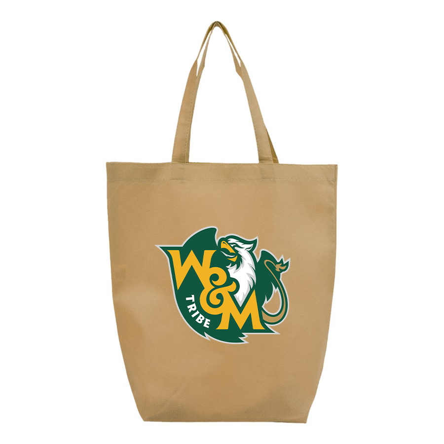 William and Mary Tribe Q-Tees Non-Woven Gusset Bottom Tote