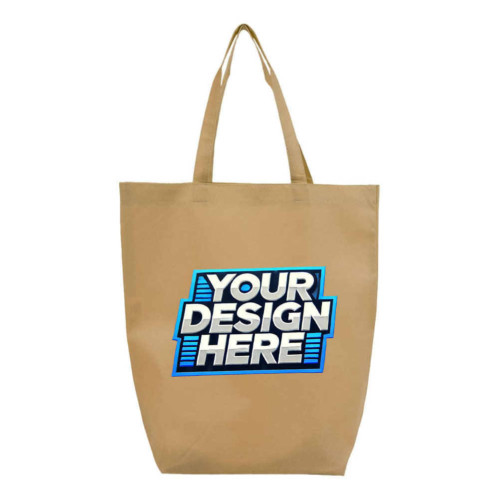 Customize - Q-Tees - Non-Woven Gusset Bottom Tote - Q1251