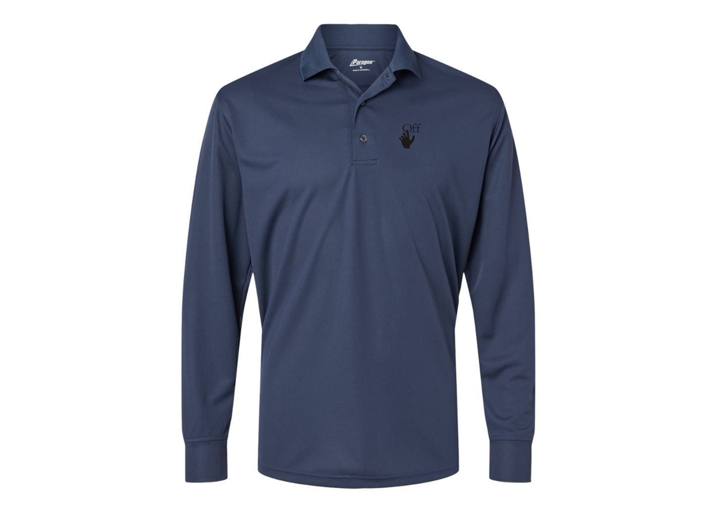 Men's Off-White Hand Paragon Prescott Long Sleeve Polo