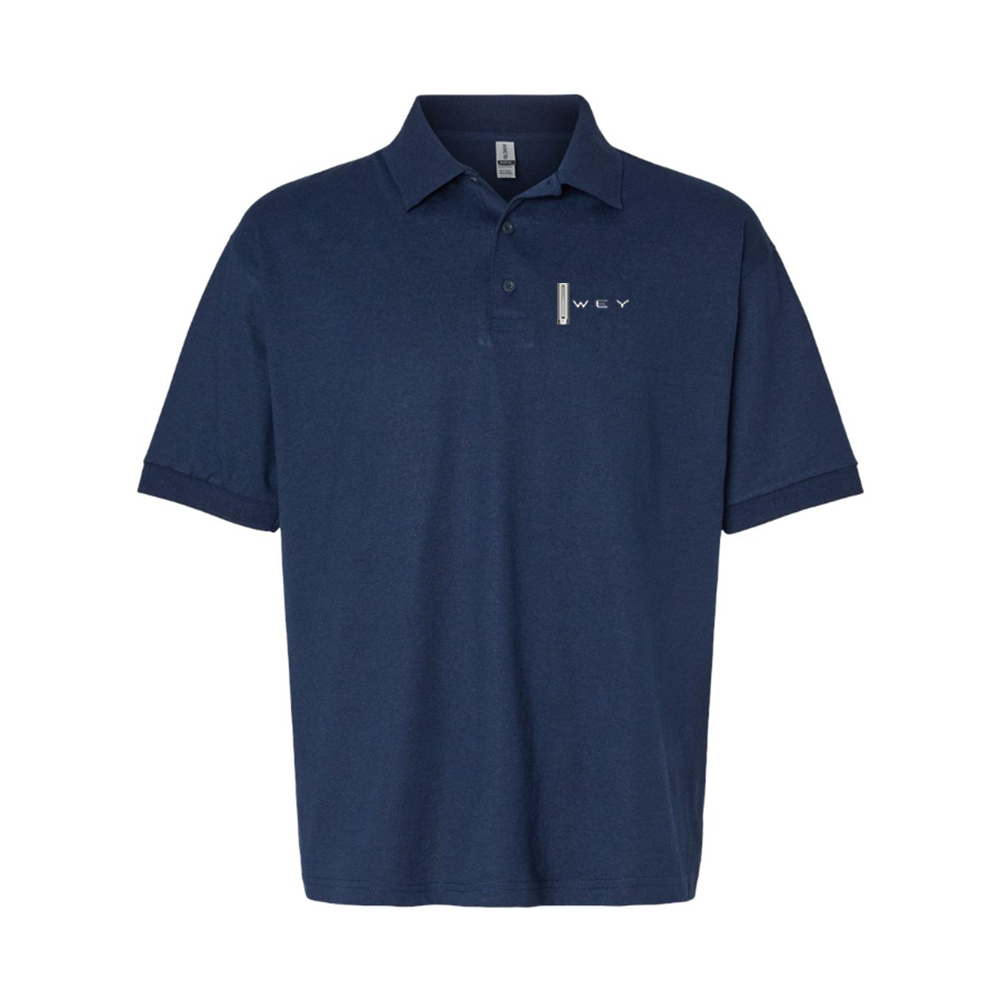 Men's WEY Logo Dry Blend Polo