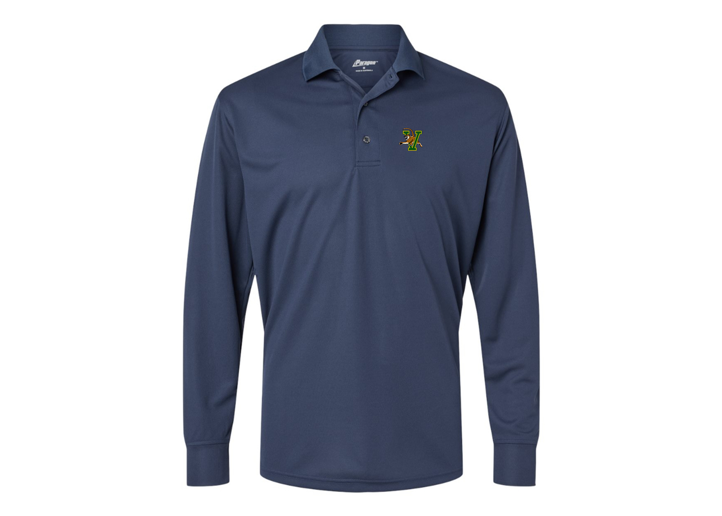 Men's Vermont Catamounts Paragon Prescott Long Sleeve Polo
