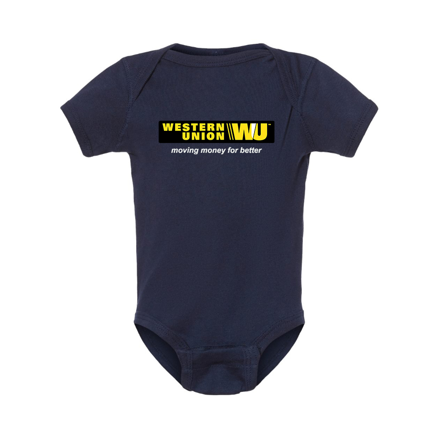 Wastern Union Logo Baby Romper Onesie