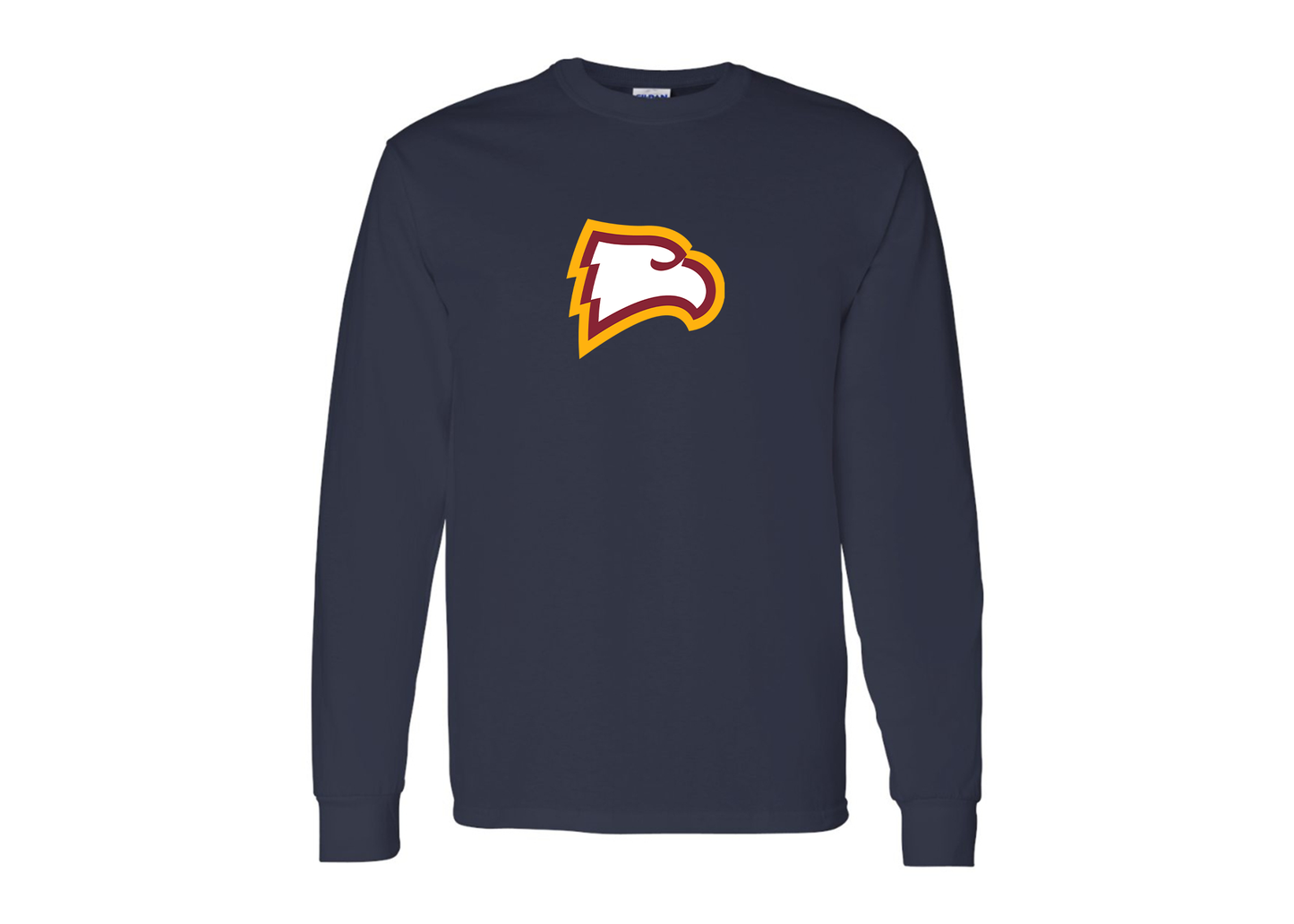 Men's Winthrop Eagles Gildan Heavy Cotton Long Sleeve T-Shirt