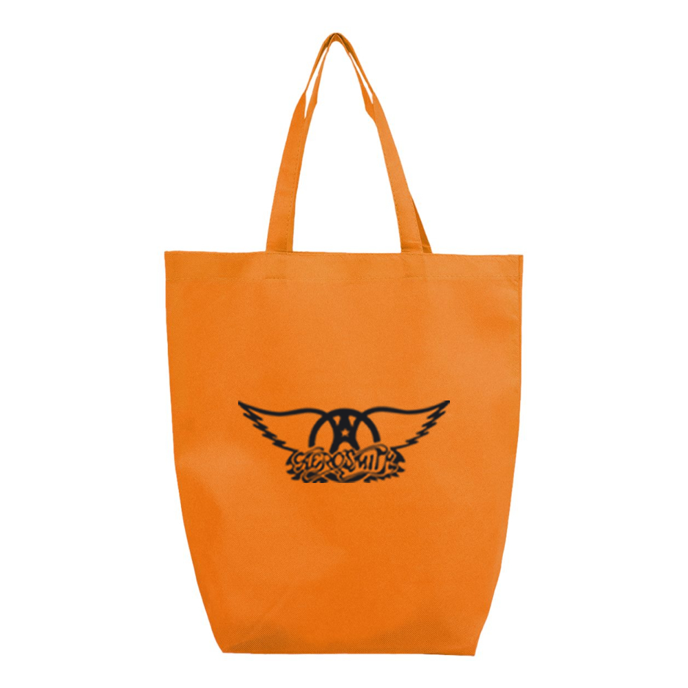 Aerosmith Logo Q-Tees Non-Woven Gusset Bottom Tote