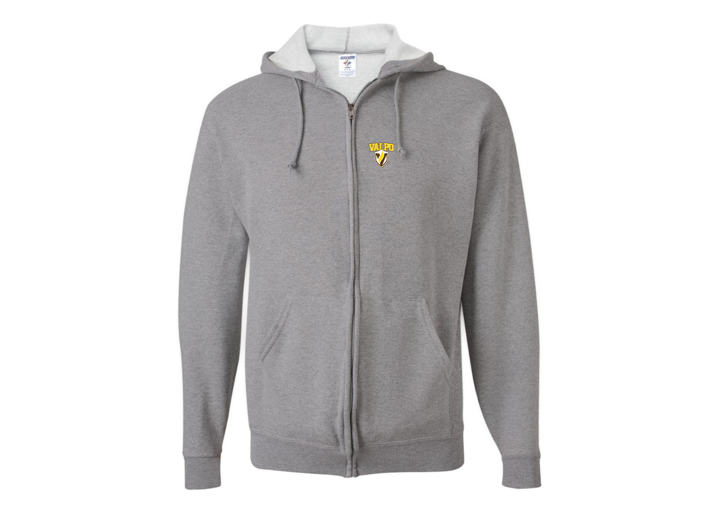 Men's Valparaiso Crusaders JERZEES NuBlend Full-Zip Hooded Sweatshirt