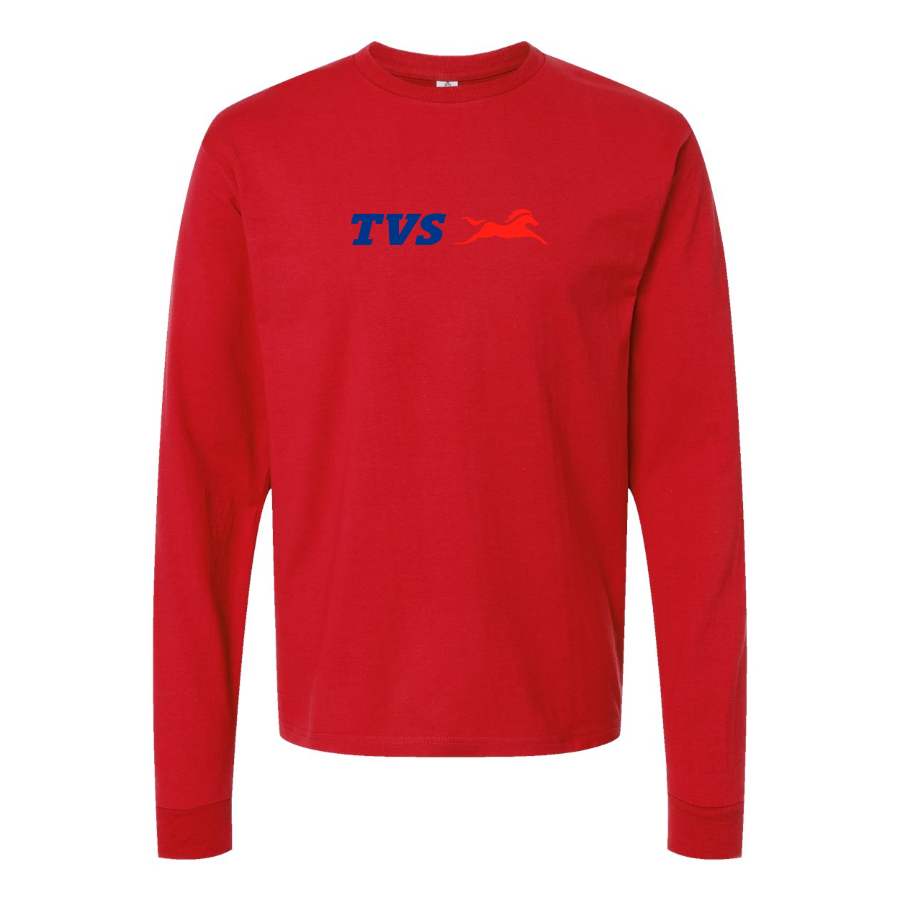 Men's TVS Motor Company Logo Long Sleeve T-Shirt