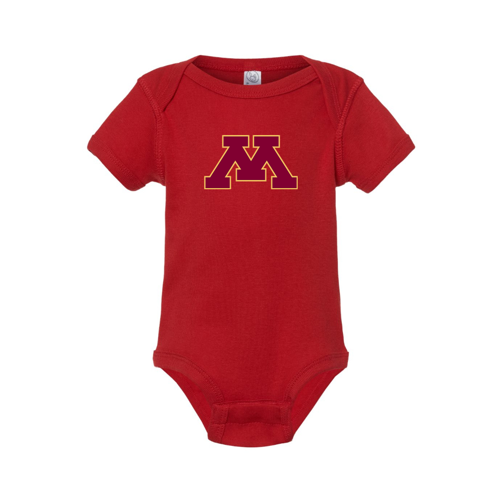Minnesota Golden Gophers Logo Baby Romper Onesie