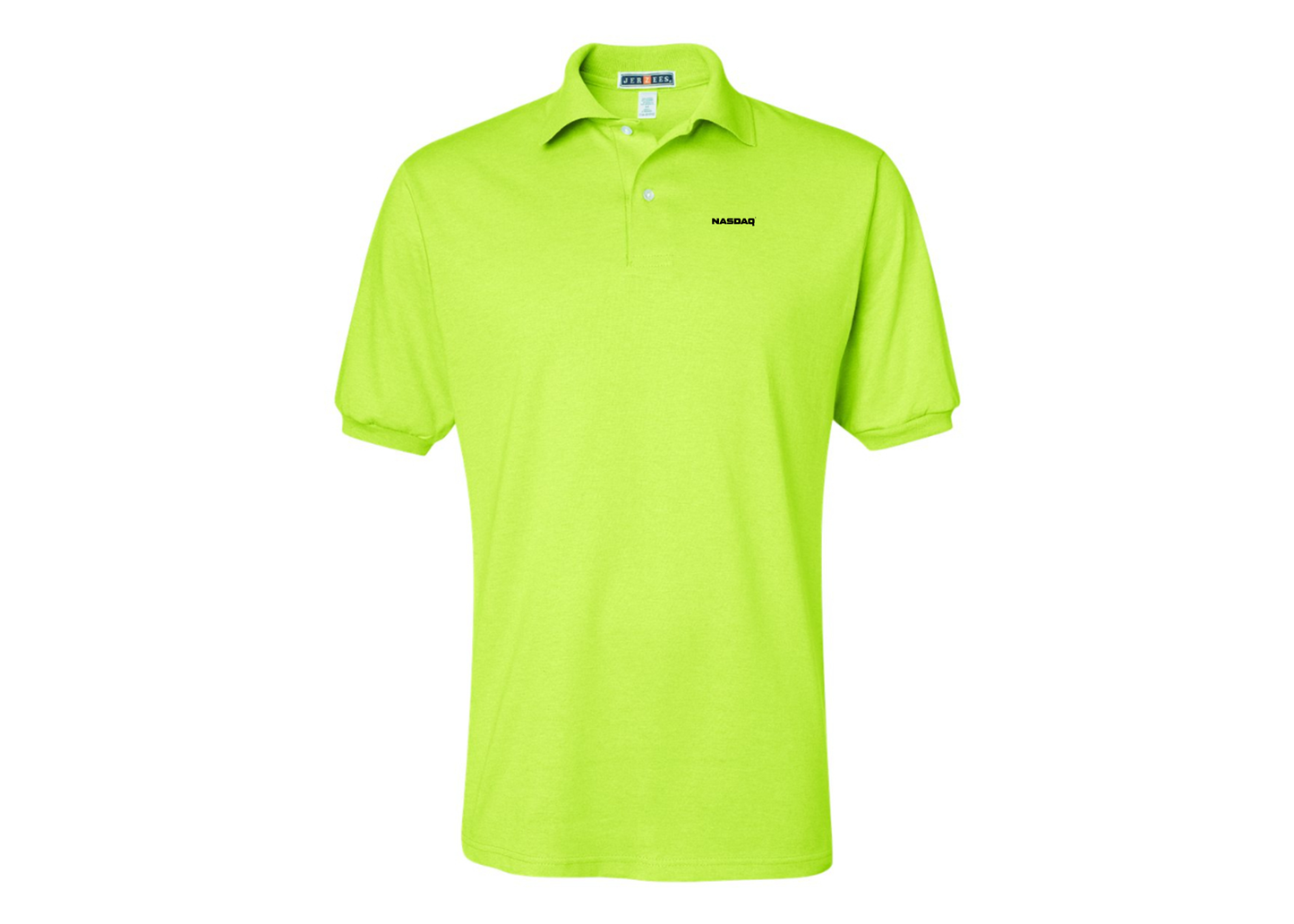 Men's Nasdaq Logo JERZEES SpotShield polo
