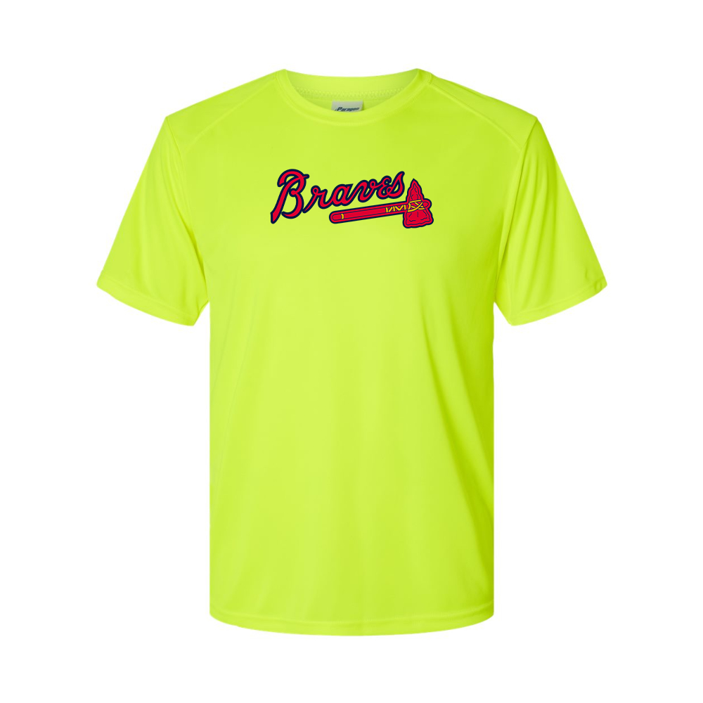 Men's Atlanta Braves Logo Polyester T-Shirt