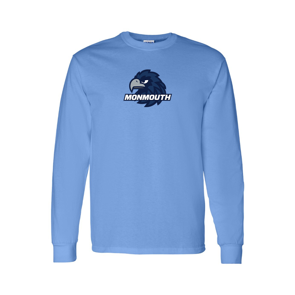 Youth Monmouth Hawks Logo Cotton Long Sleeve T-Shirt