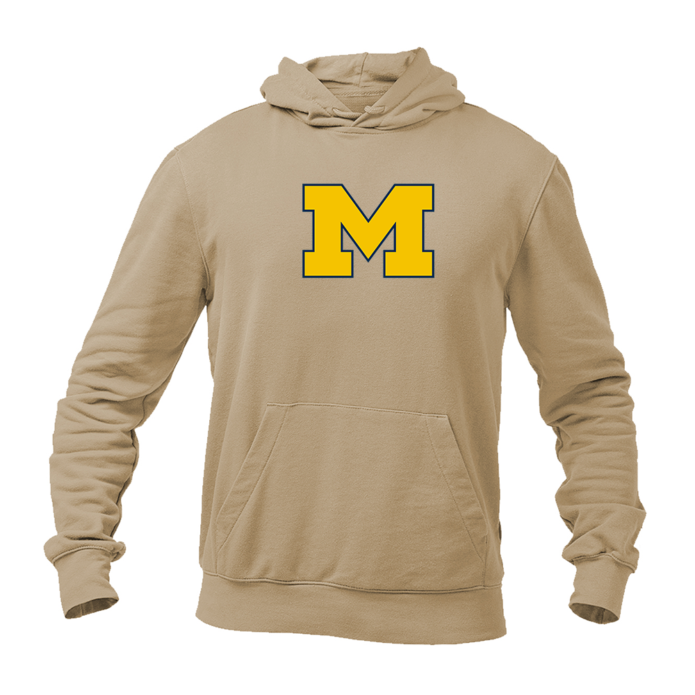 Men's Michigan Wolverines Logo Pullover Hoodie