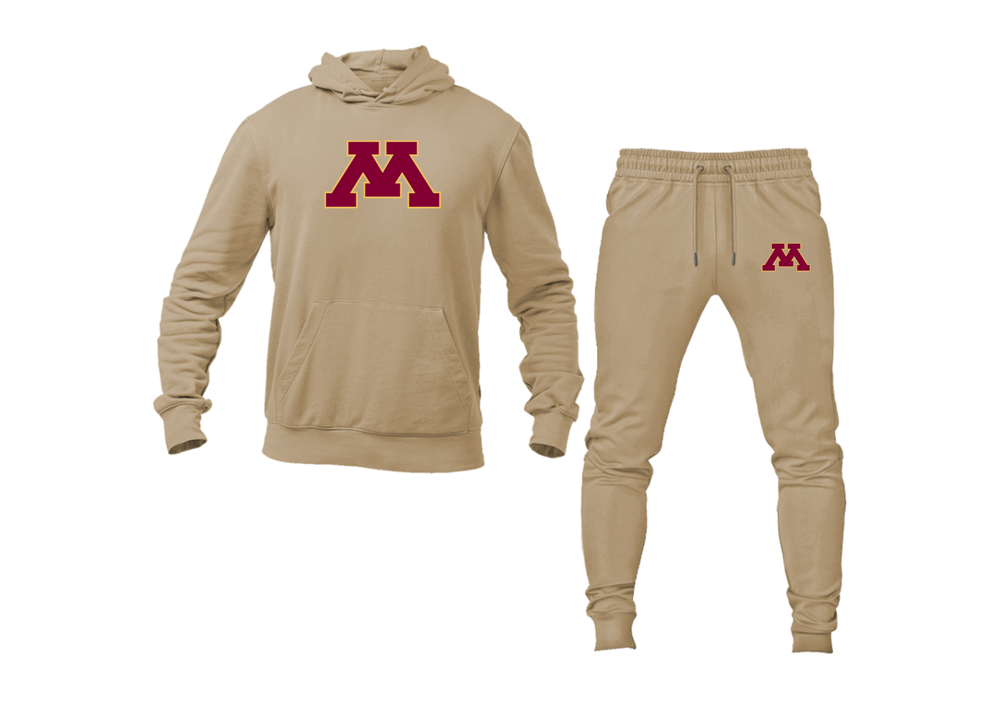 Men's Minnesota Golden Gophers Logo Hoodie Joggers Set