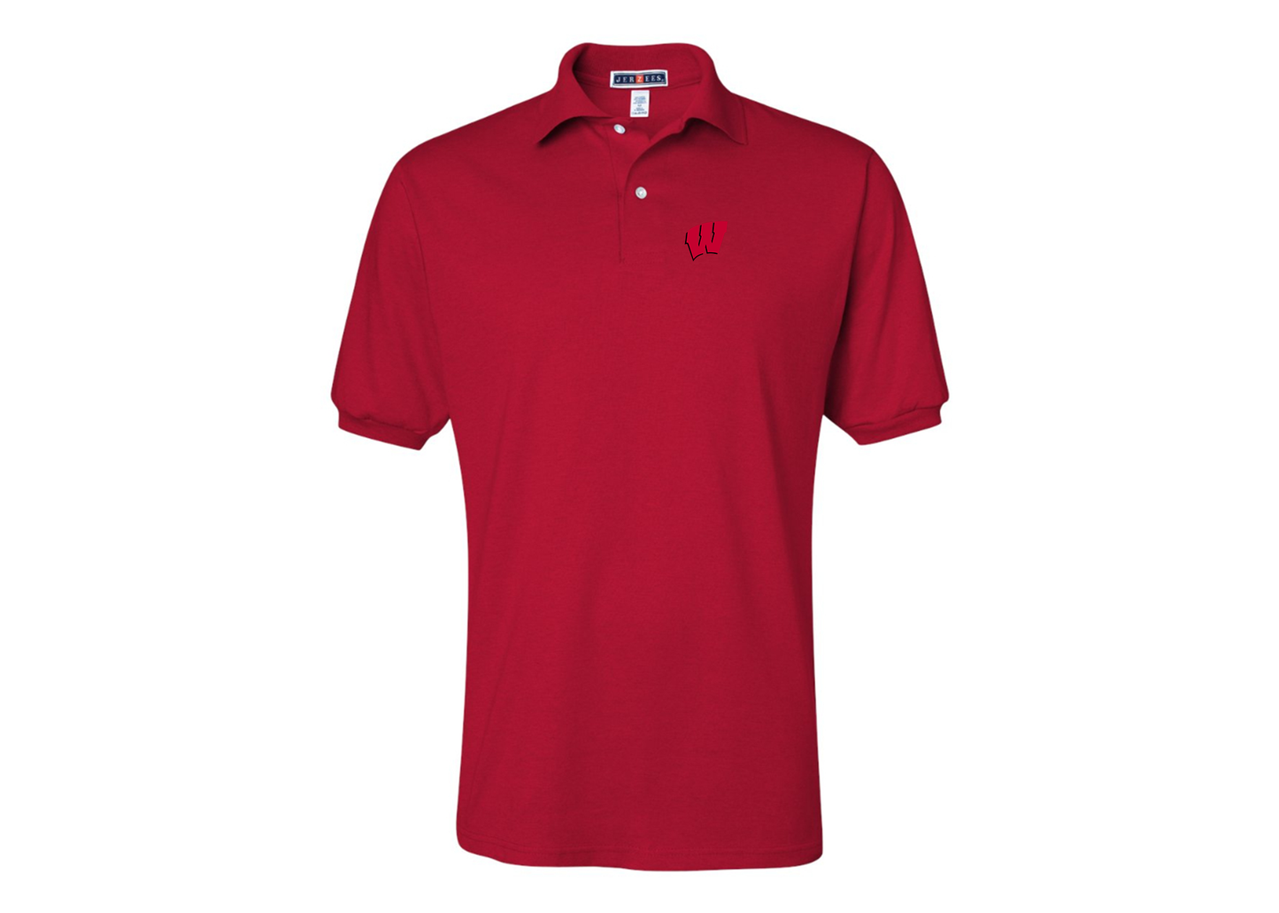 Men's Wisconsin Badgers JERZEES SpotShield polo