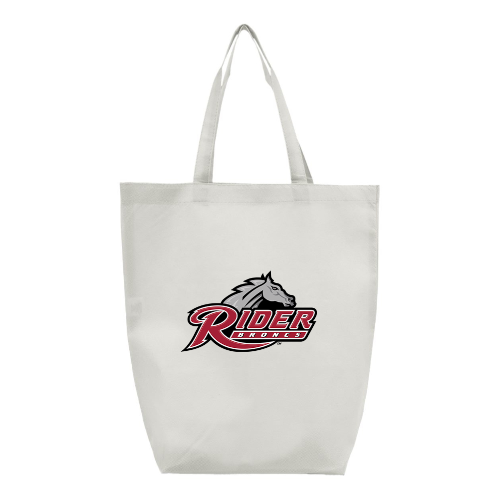 Rider Broncs Logo Q-Tees Non-Woven Gusset Bottom Tote