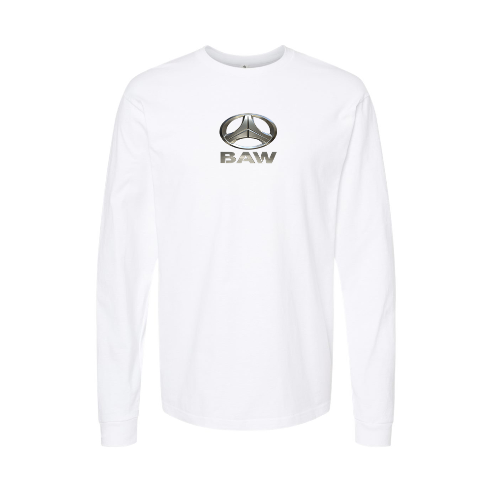 Men's Beijing Automobile Works Logo Long Sleeve T-Shirt