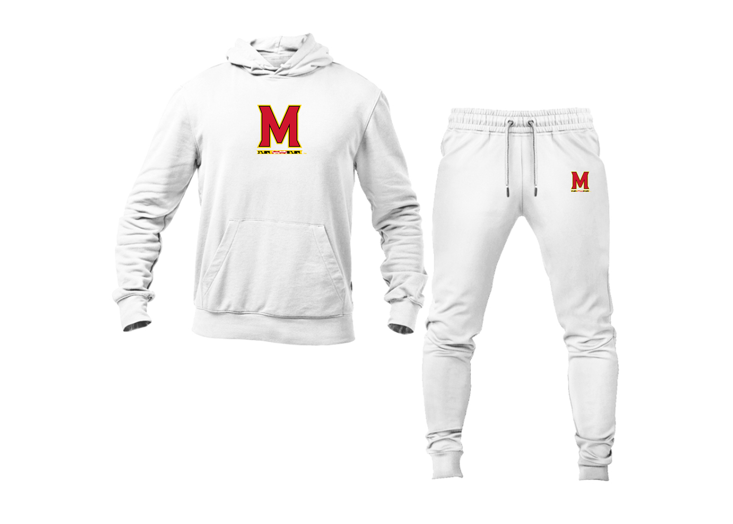 Men's Maryland Terrapins Logo Hoodie Joggers Set