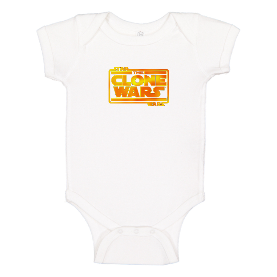 The Clone wars Logo Baby Romper Onesie