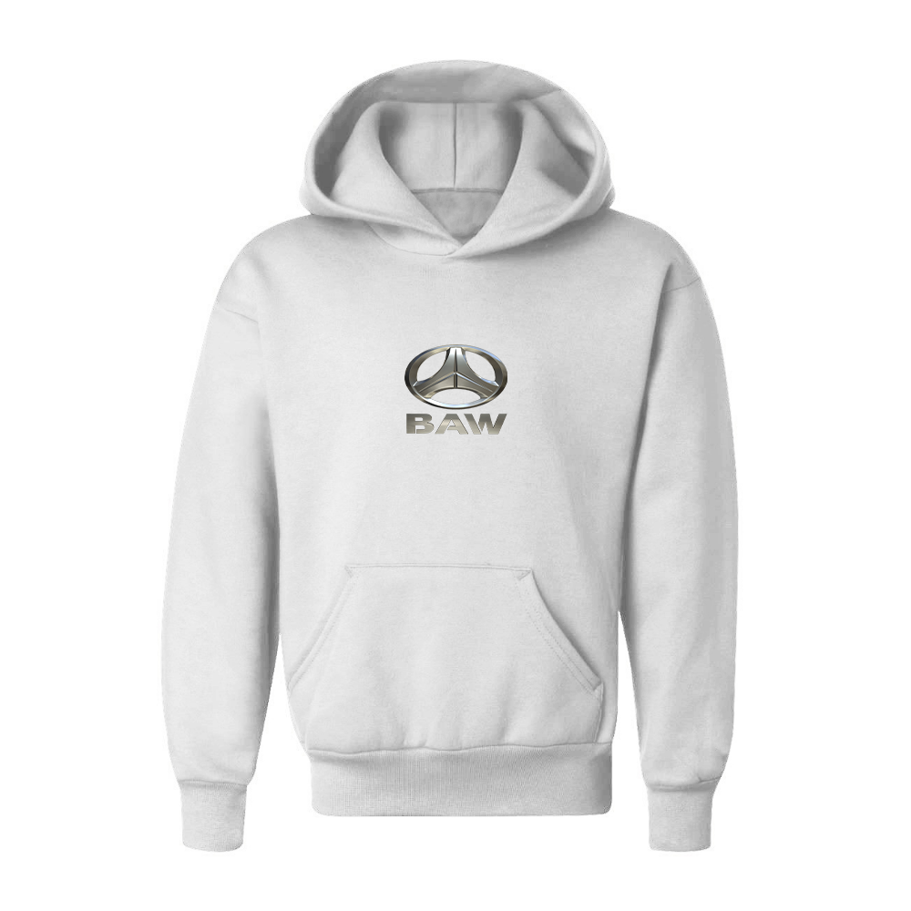 Youth Beijing Automobile Works Logo Pullover Hoodie