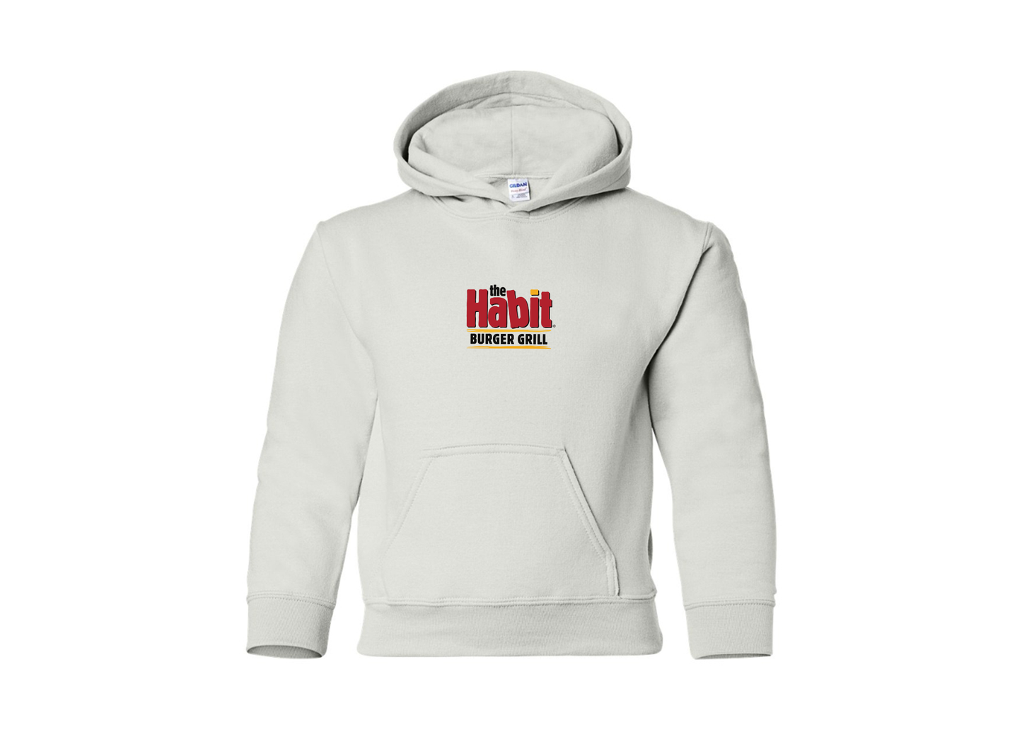 Youth The Habit Burger Grill Gildan Heavy Blend Hooded Sweatshirt