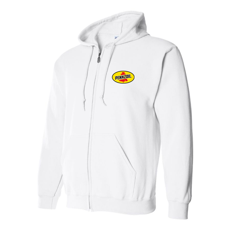 Men's Pennzoil Logo Zipper Hoodie