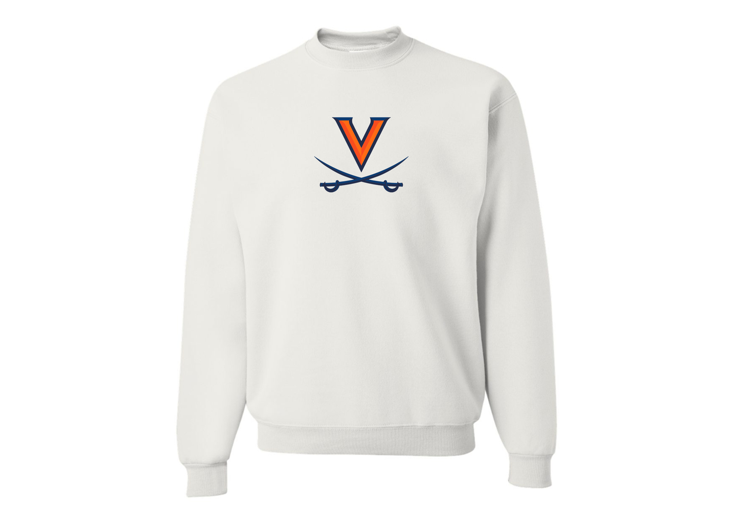 Men's Virginia Cavaliers JERZEES NuBlend Crewneck Sweatshirt
