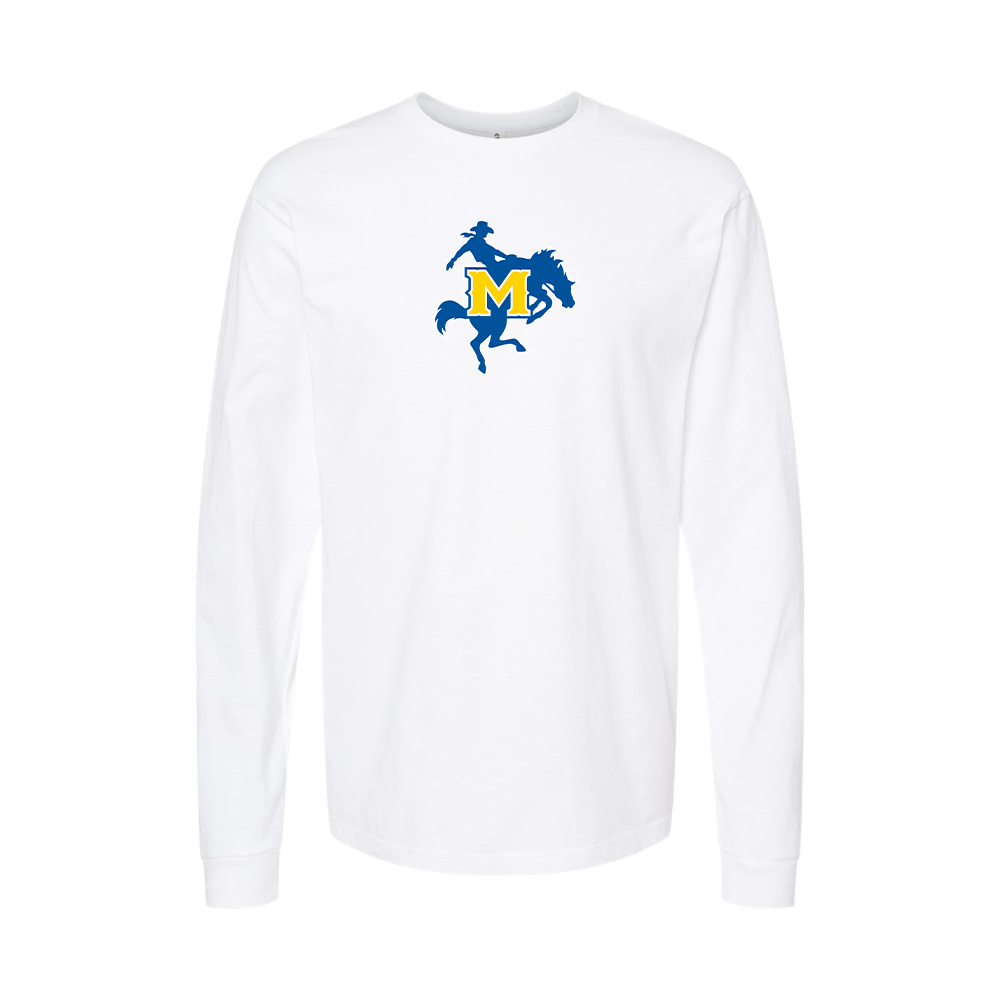 Youth McNeese State Cowboys Logo Cotton Long Sleeve T-Shirt
