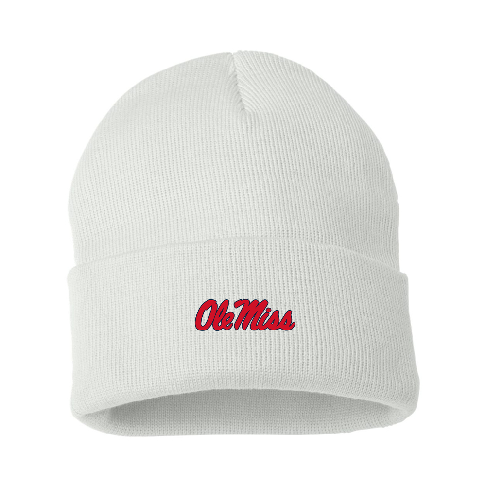 Mississippi Rebels Logo Beanie Hat