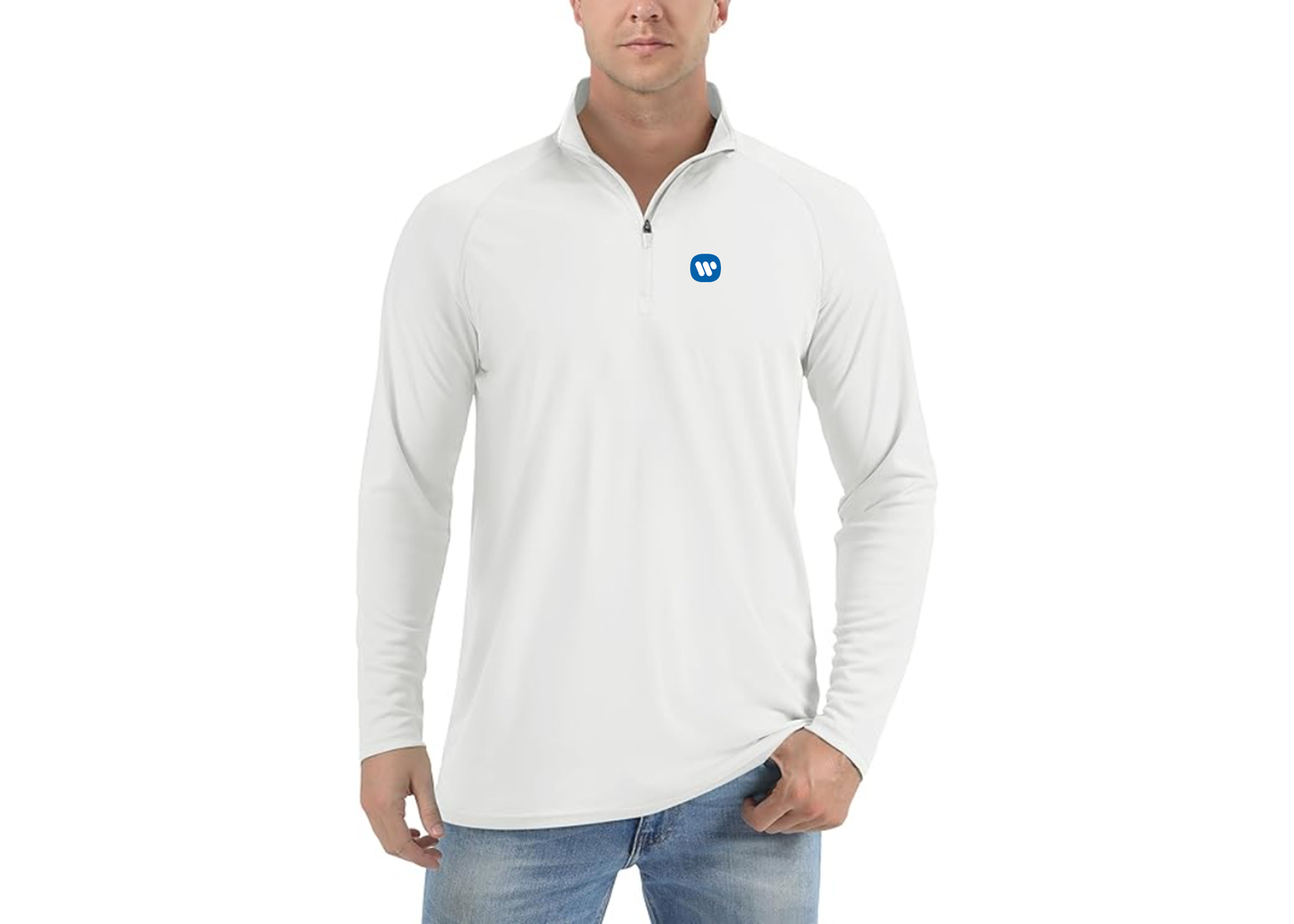 Men's WMG Lightweight Quarter-Zip Athletic Shirt Long Sleeve Performance Wear