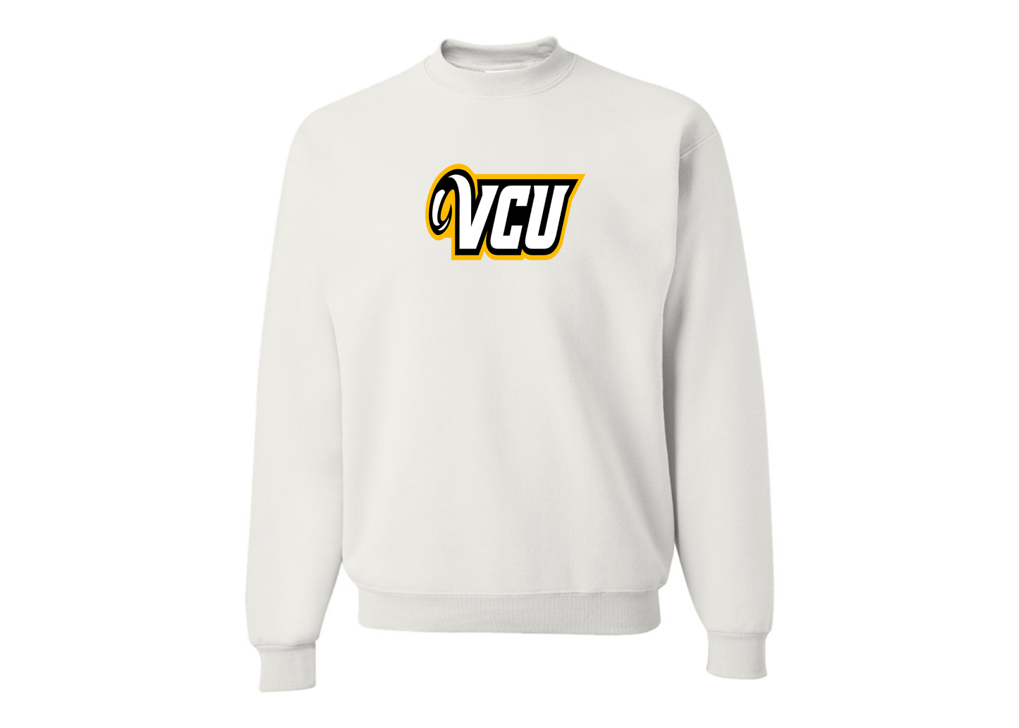 Men's Virginia Commonwealth Rams JERZEES NuBlend Crewneck Sweatshirt