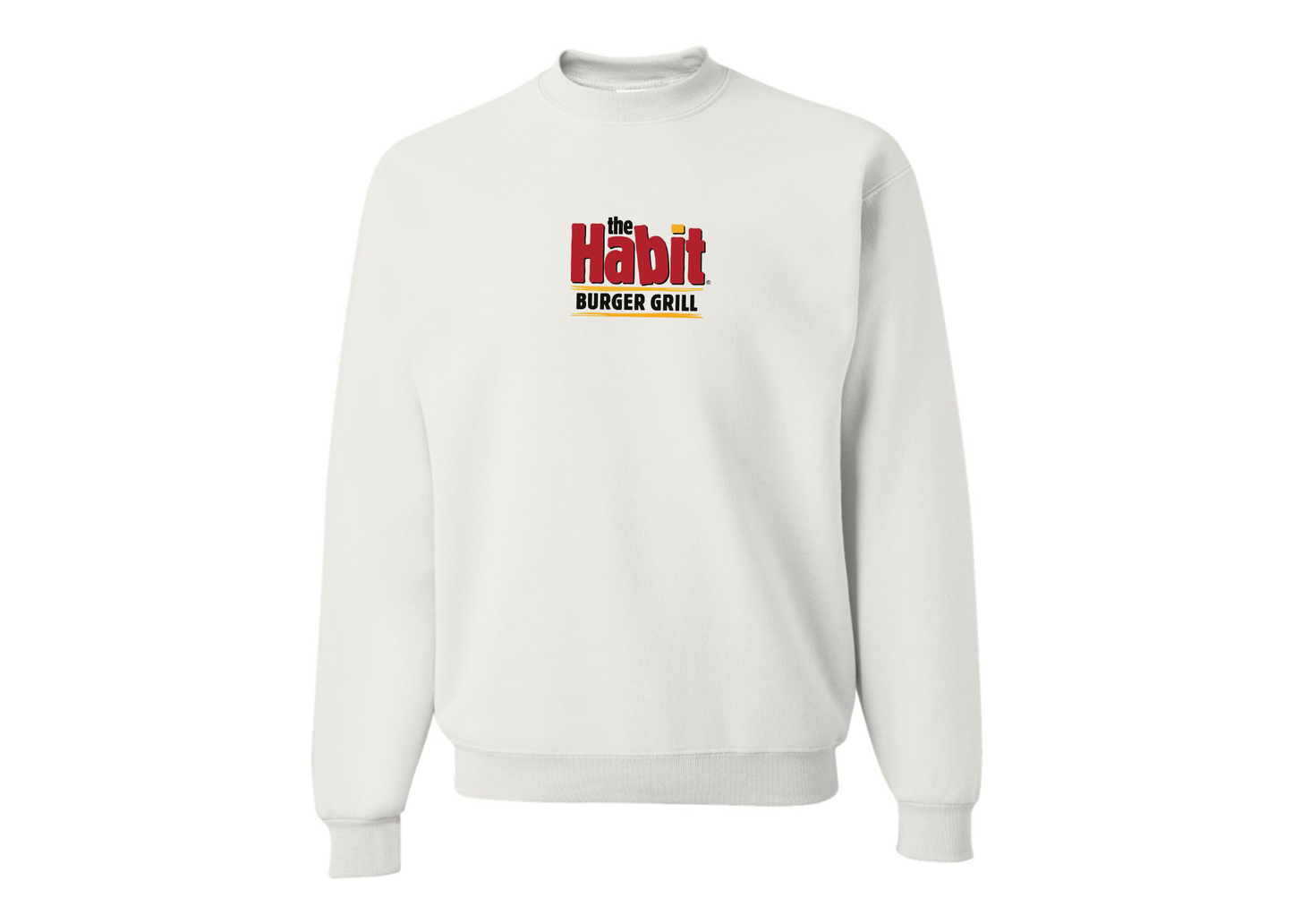 Men's The Habit Burger Grill JERZEES NuBlend Crewneck Sweatshirt