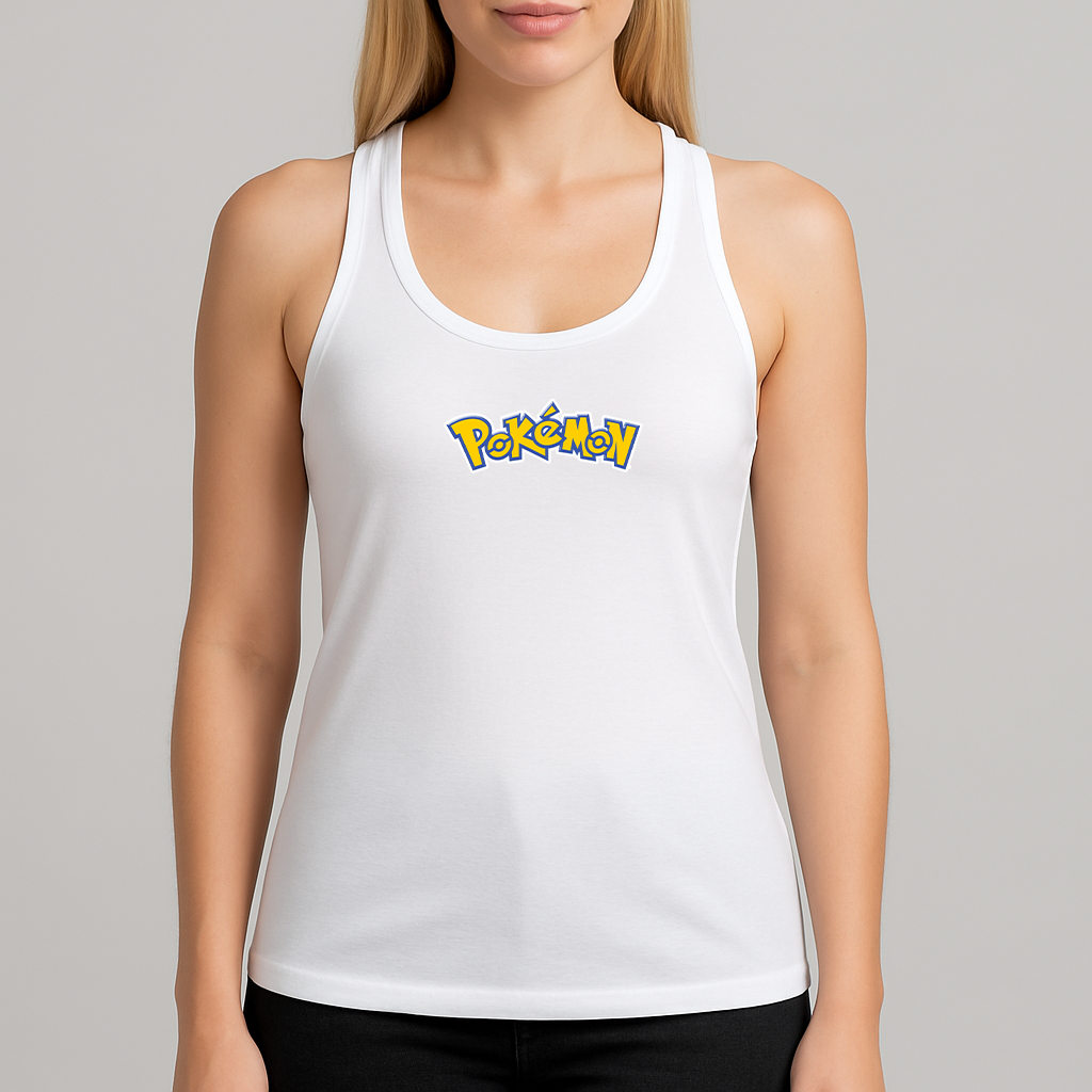 Women's Pokemon Cartoon Racerback Tank Top