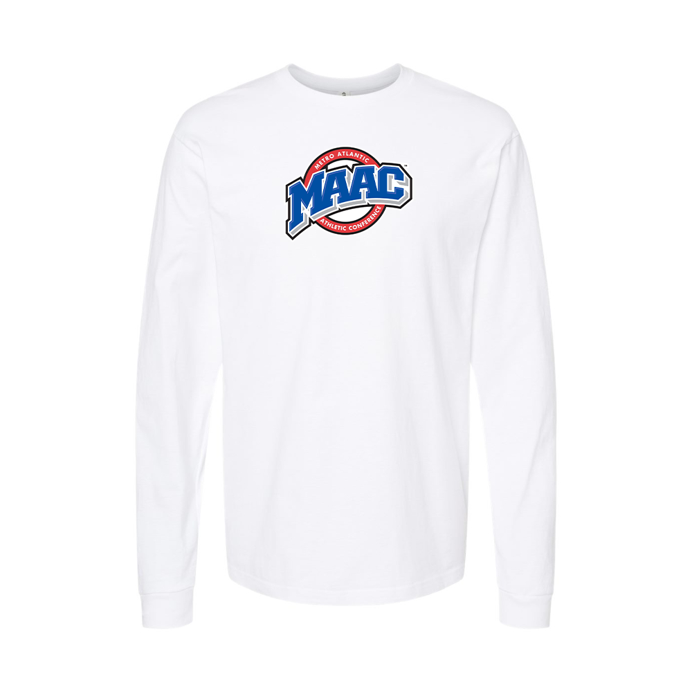 Men's Metro Atlantic Athletic Conference Logo Long Sleeve T-Shirt