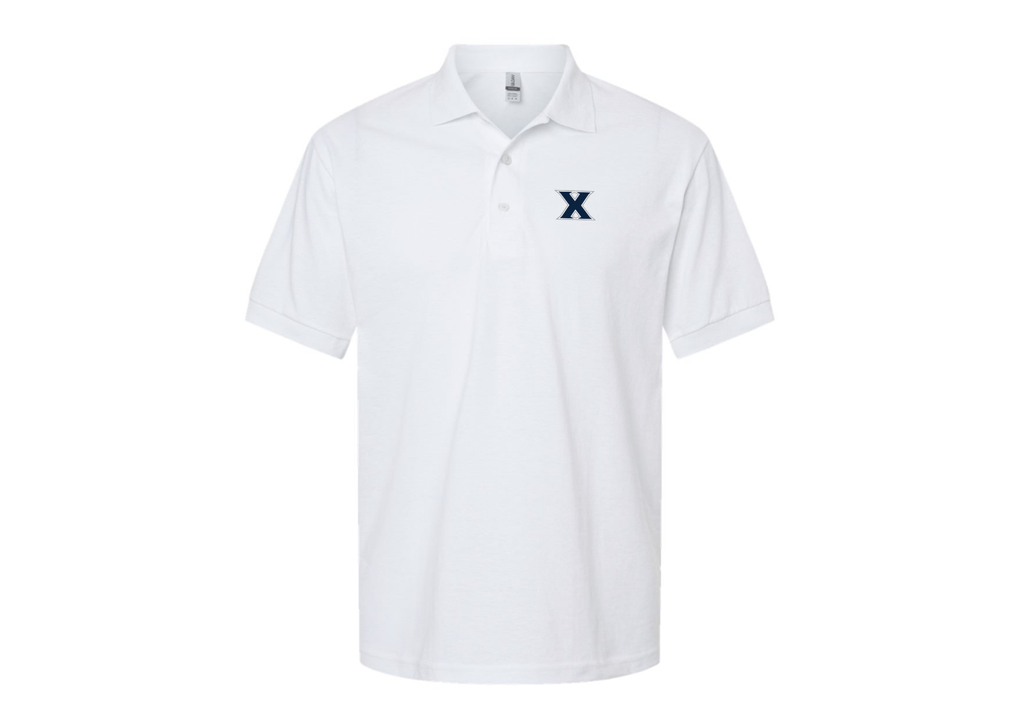 Men's Xavier Musketeers Gildan Dry Blend Jersey Polo