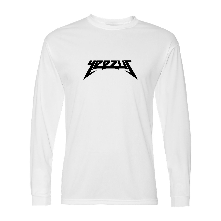 Men’s Kanye West Yeezus Music - Polyester Long Sleeve T-Shirt - 5104