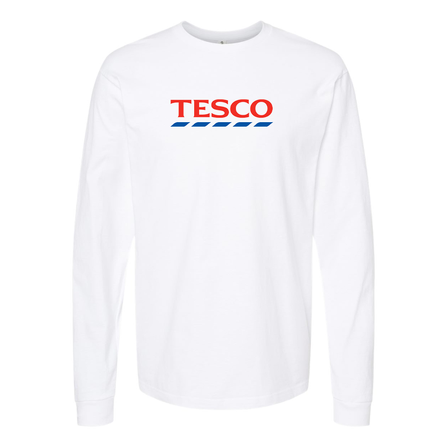 Youth Tesco Logo Cotton Long Sleeve T-Shirt