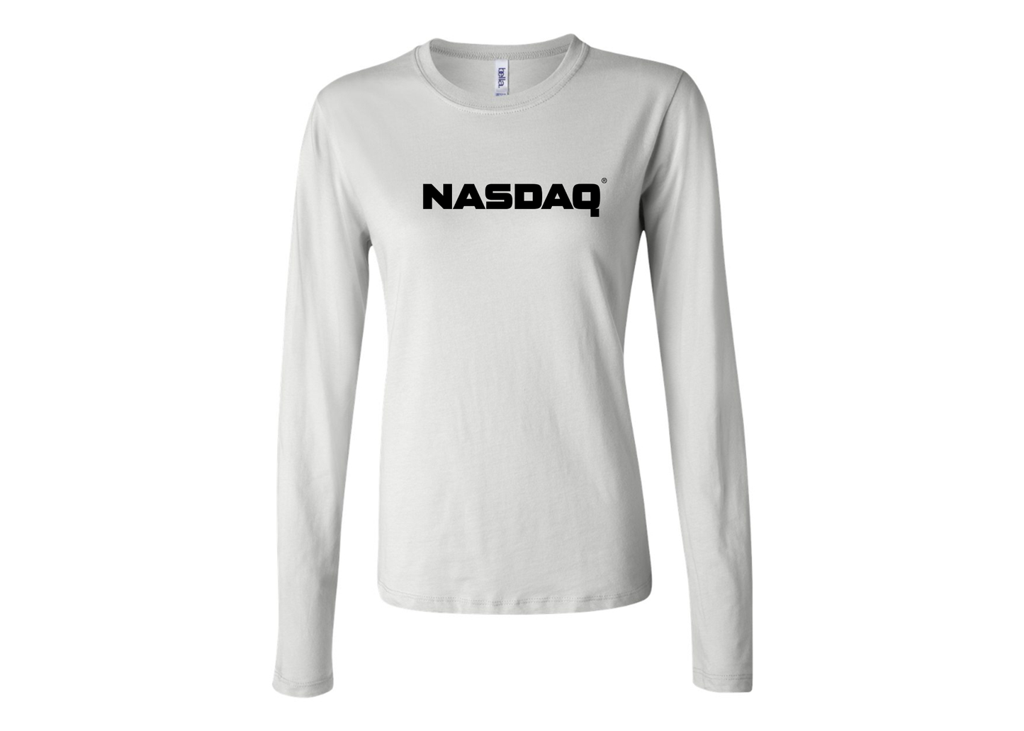 BELLA CANVAS Women’s Nasdaq Logo Jersey Long Sleeve Tee