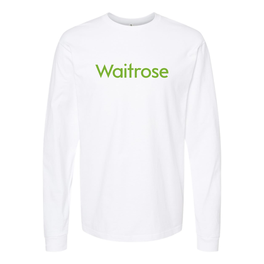 Youth Waitrose Logo Cotton Long Sleeve T-Shirtl