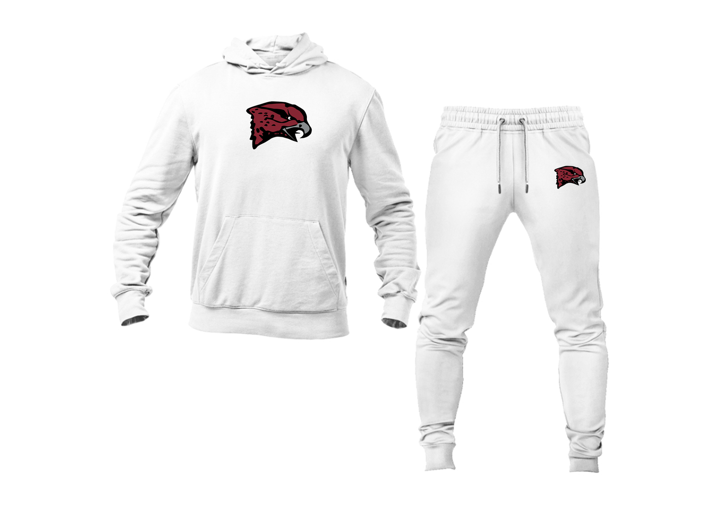 Men's Maryland Eastern Shore Hawks Logo Hoodie Joggers Set