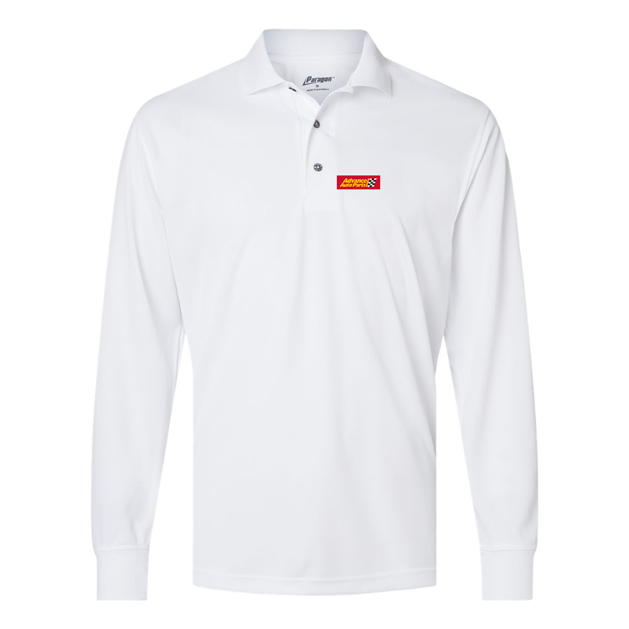 Men's Advance Auto Parts Logo Paragon Prescott Long Sleeve Polo
