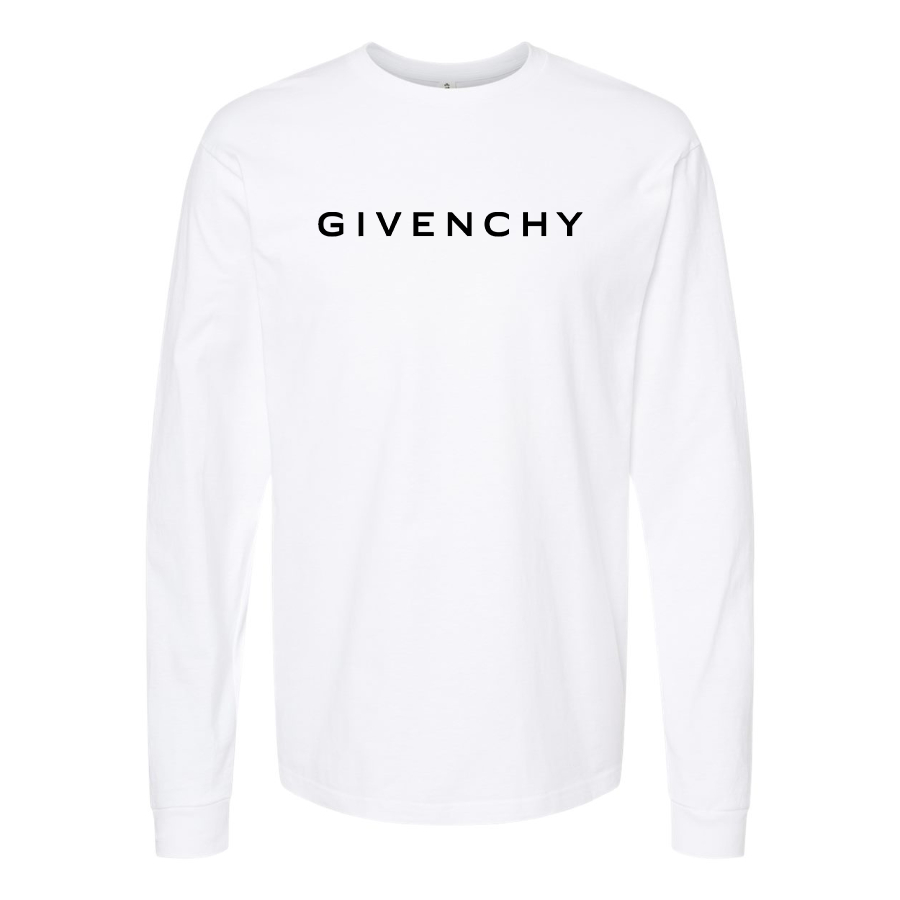 Youth Givenchy Logo Cotton Long Sleeve T-Shirt