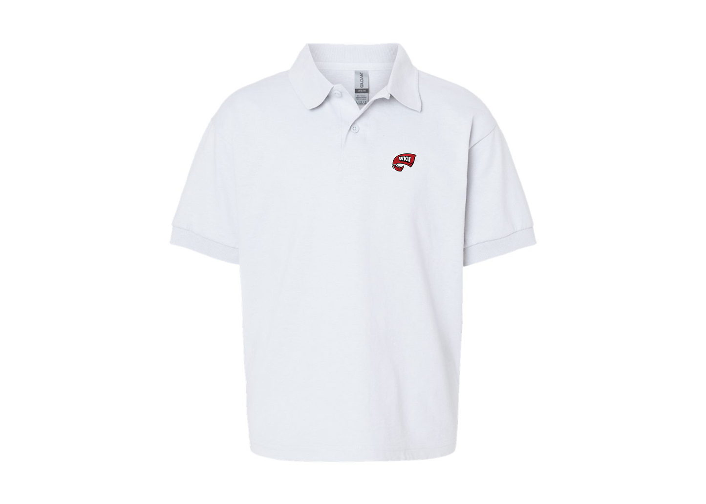 Youth Western Kentucky Hilltoppers Gildan Dry Blend Jersey Polo
