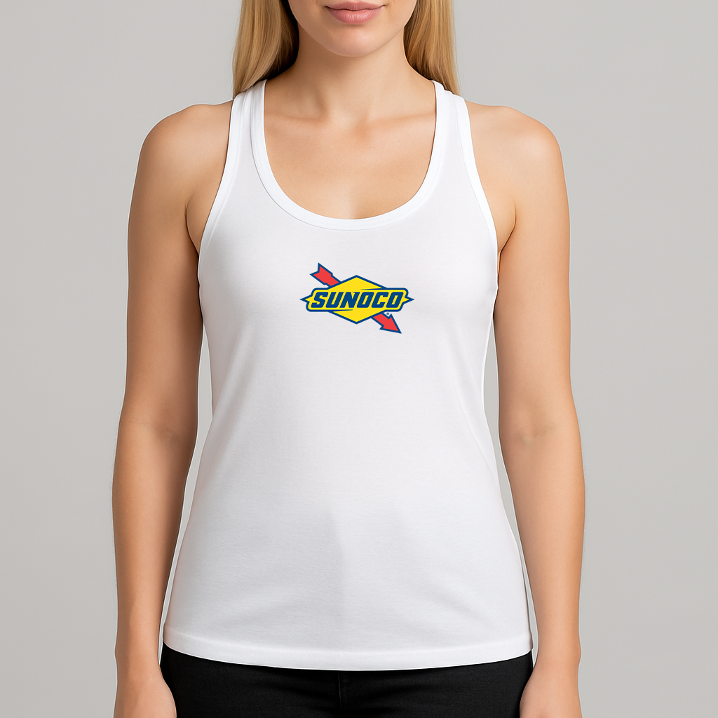 Women's Sunoco Gas Station Racerback Tank Top