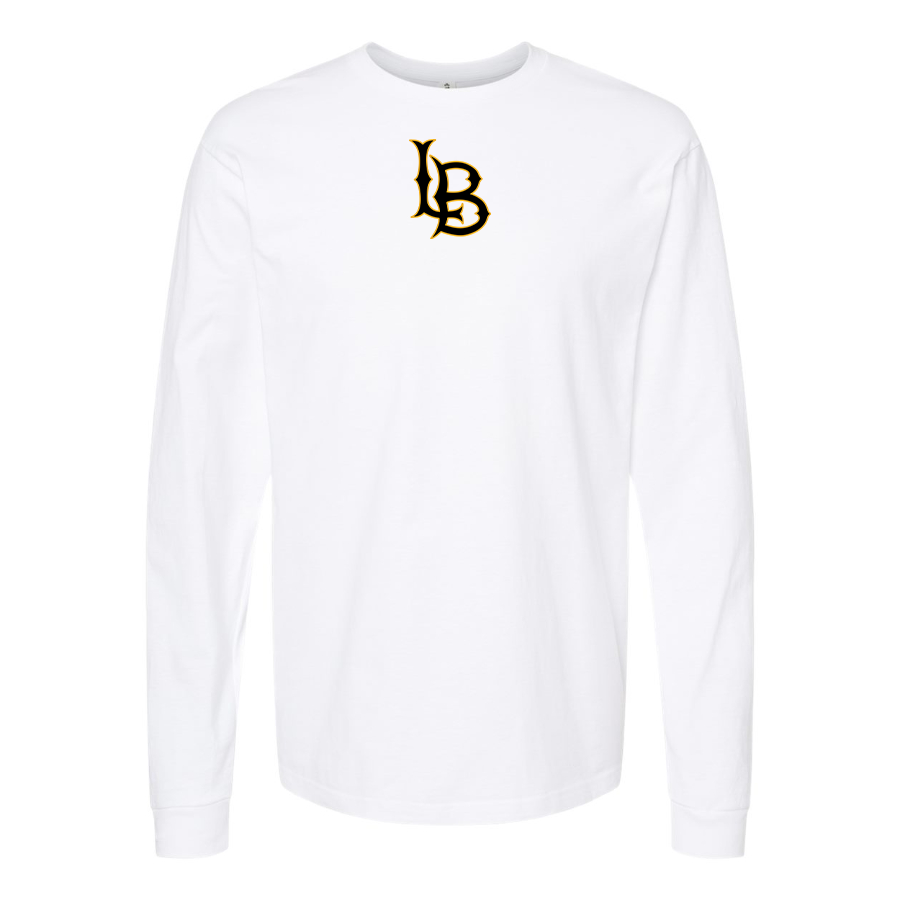 Youth Long Beach State 49ers Logo Cotton Long Sleeve T-Shirt