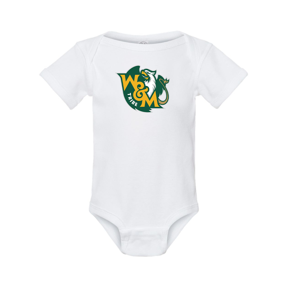 William and Mary Tribe Rabbit Skins Infant Baby Rib Bodysuit