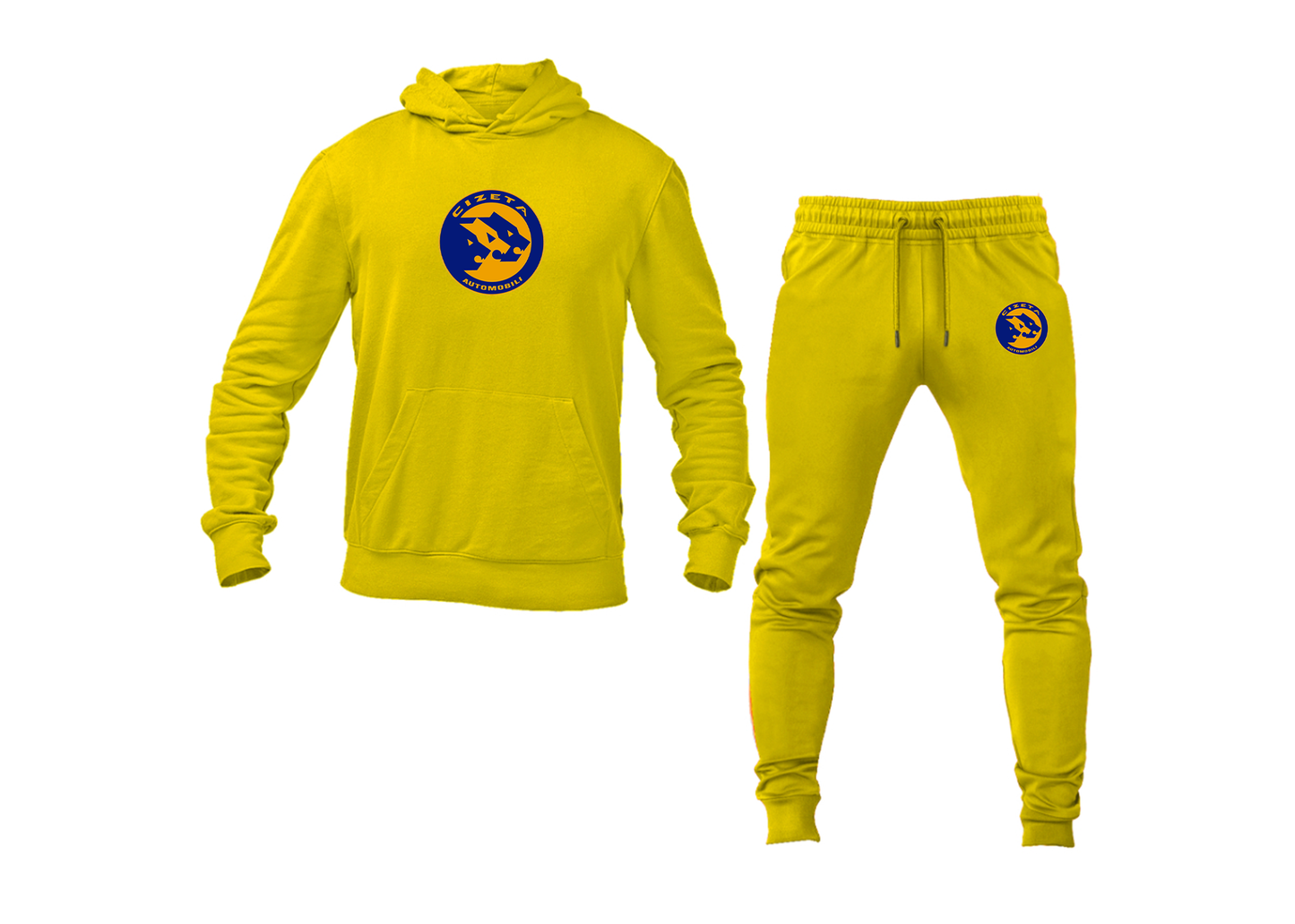 Men's Cizeta Logo Hoodie Joggers Set