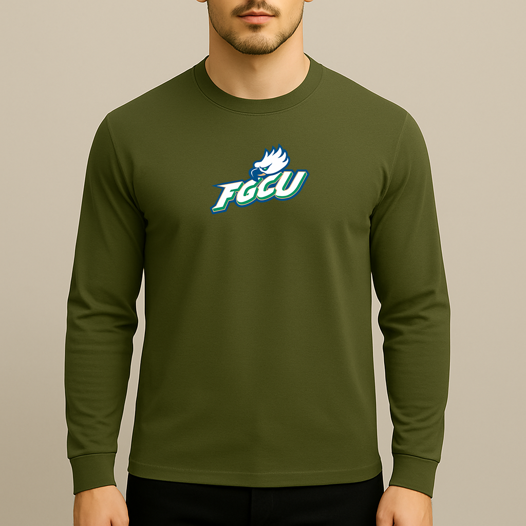 Men's Florida Gulf Coast Eagles Logo Long Sleeve T-Shirt