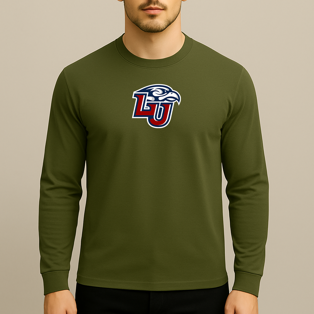 Men's Liberty Flames Logo Long Sleeve T-Shirt
