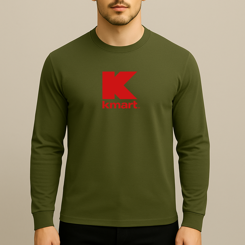 Men's Kmart Logo Long Sleeve T-Shirt